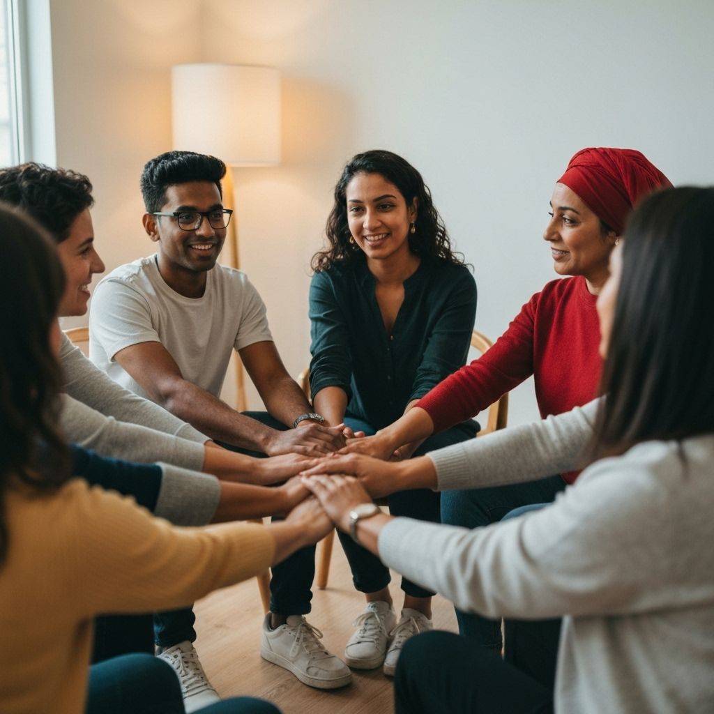 Group therapy session